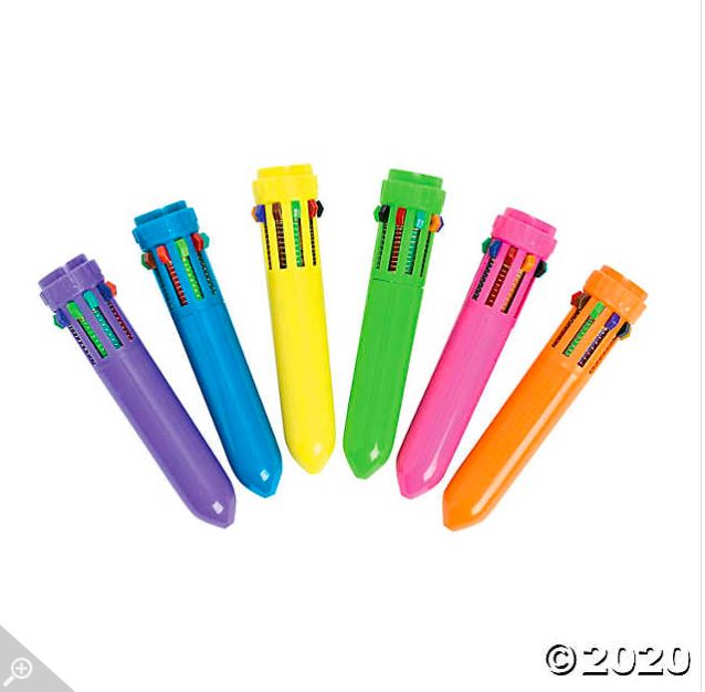 five different colored toothbrushes are lined up in a row on a white background