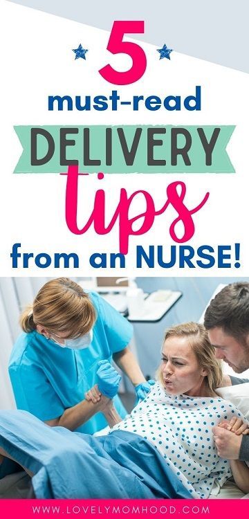 a woman in a hospital bed with the words 5 must - read delivery tips from an nurse