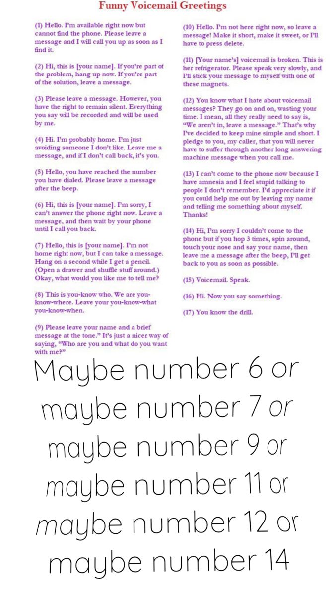 a poster with the words maybe number 6 or maybe number 7 or maybe number 9 or maybe