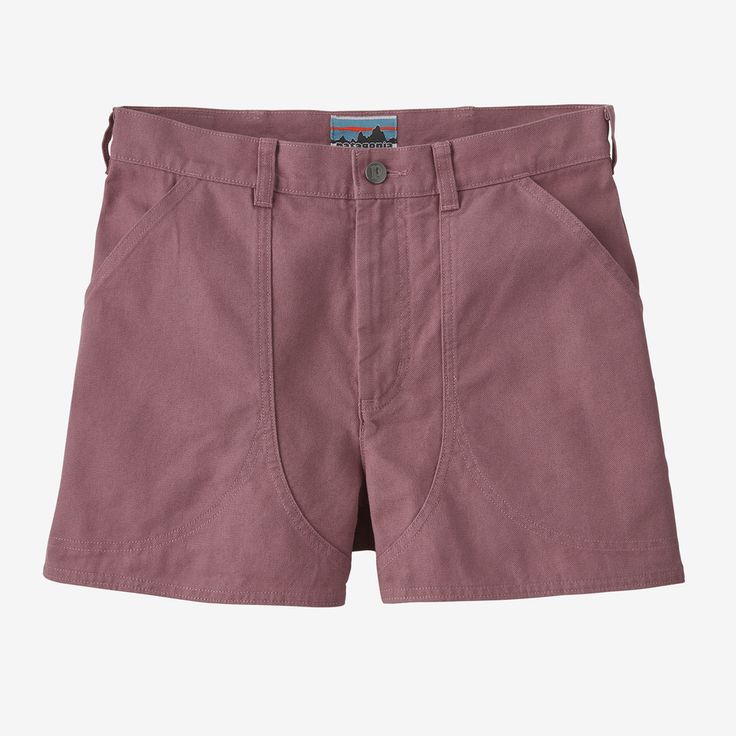 Patagonia Women's Regenerative Organic Certified™ Cotton Stand Up® Shorts - 3½" Inseam Patagonia Relaxed Fit Shorts, Patagonia Relaxed Fit Shorts For Outdoor, Relaxed Fit Cotton Shorts For Outdoor Activities, Patagonia Relaxed Fit Hiking Bottoms, Patagonia Relaxed Fit Bottoms For Hiking, Cotton Hiking Shorts, Patagonia Hiking Shorts With Pockets, Patagonia Cotton Shorts With Pockets, Patagonia Cotton Shorts For Summer