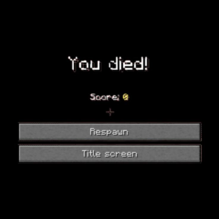 an old - school computer game with the words you died and some text below it