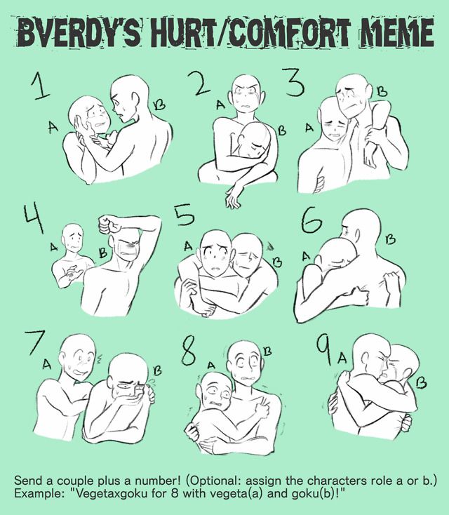 the instructions for how to hug someone's head and chest with their arms in different positions