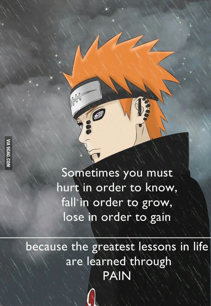 Naruto # pain#quotes# Yt Quotes, Itachi Quotes, Naruto The Last, Pain Naruto, Naruto Quotes, Quotes Board, Manga Japan, Naruto Tattoo, Manga Quotes