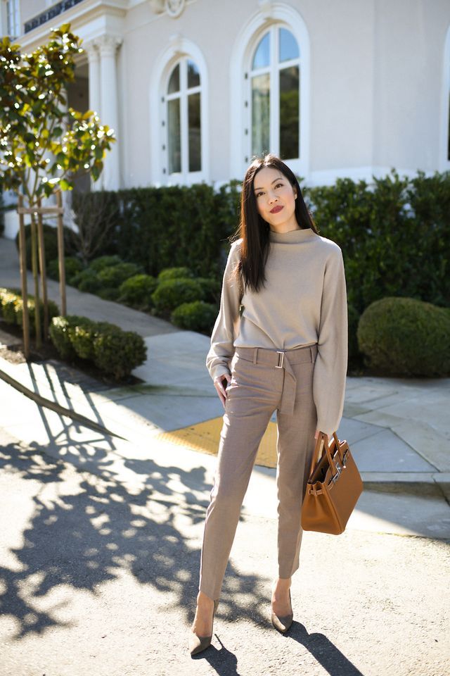 Taupe Taupe Outfit, Casual Office Fashion, Work Attire Women, Work Chic, Business Casual Outfits For Work, Fall Outfits For Work, Workwear Fashion, Casual Chic Outfit, Casual Work Outfits