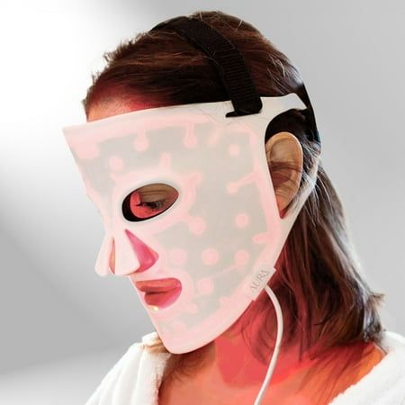 The FDA-cleared Aura Plus utilizes four light spectrums to improve the skin through oil balance, blemish control, tightening, and more. Designed to improve and balance skin, Aura Plus provides four signature light spectrums to help reduce breakouts, control oil and work as a collagen face mask. Regular use of this soft, lightweight, flexible LED mask helps reduce bacteria that cause oily, blemished skin. The Aura Plus is made of food-grade silicone and includes convenient built-in eye protectors Best Red Light Therapy Mask, Red Light Mask, Red Light Therapy Mask, Collagen Face Mask, Led Light Therapy Mask, Foods For Healthy Skin, Light Therapy Mask, Light Mask, Collagen Mask