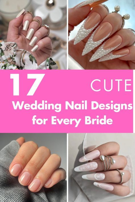 👰💅 Elegant Bridal Nail Designs for Your Special Day! Elegant Bridal Nails, Wedding Nail Designs, Lace Nail Design, White Lace Nails, Bridal Nails Designs, Wedding Manicure, Queen Nails, Romantic Nails, Lace Nails