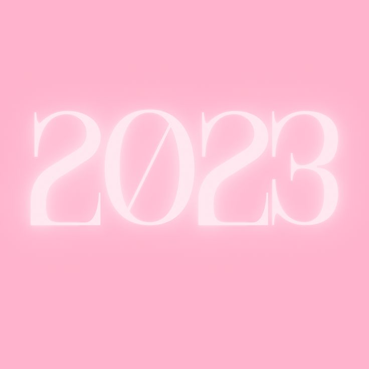 White numbers that say 2023 on a pink background 2023 Numbers Aesthetic, 2023 Pink Aesthetic, Numbers Aesthetic, 2023 Number, 2023 Pink, Twenty Twenty, 2023 Vision, Pink Aesthetic, Vision Board