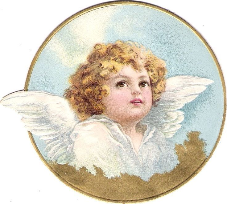 an angel with blonde hair and white wings