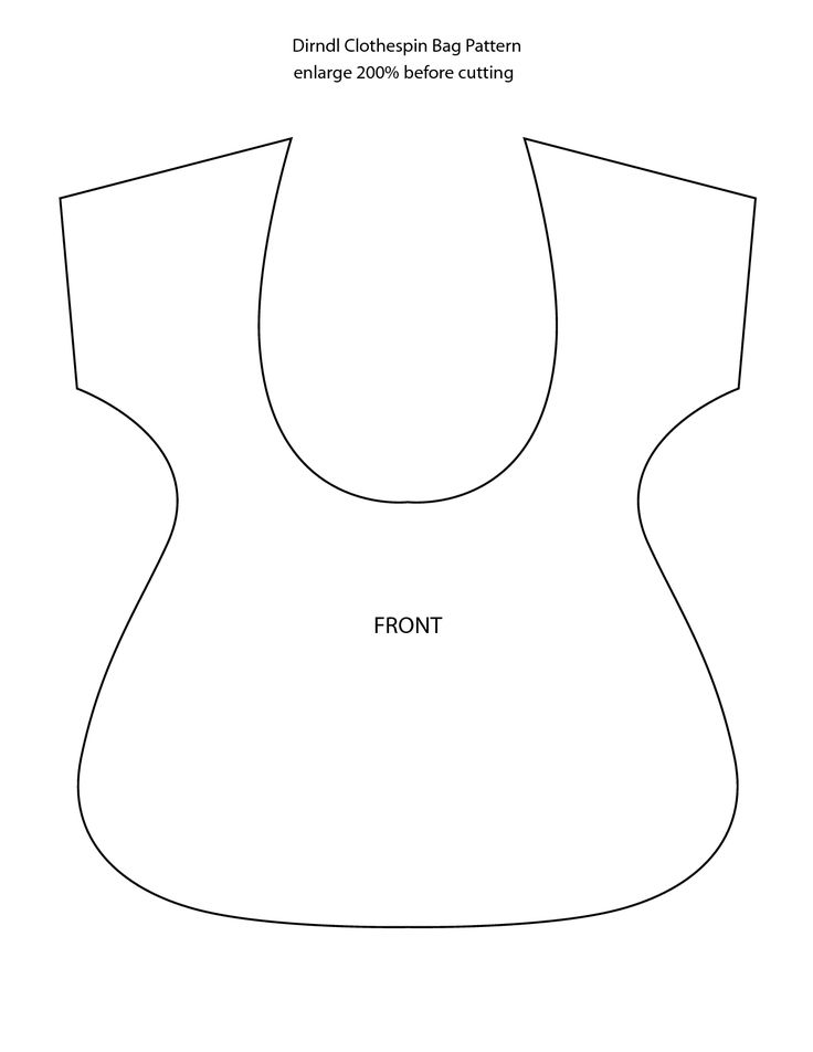 the front and back view of a baby bib pattern, with measurements for each bib