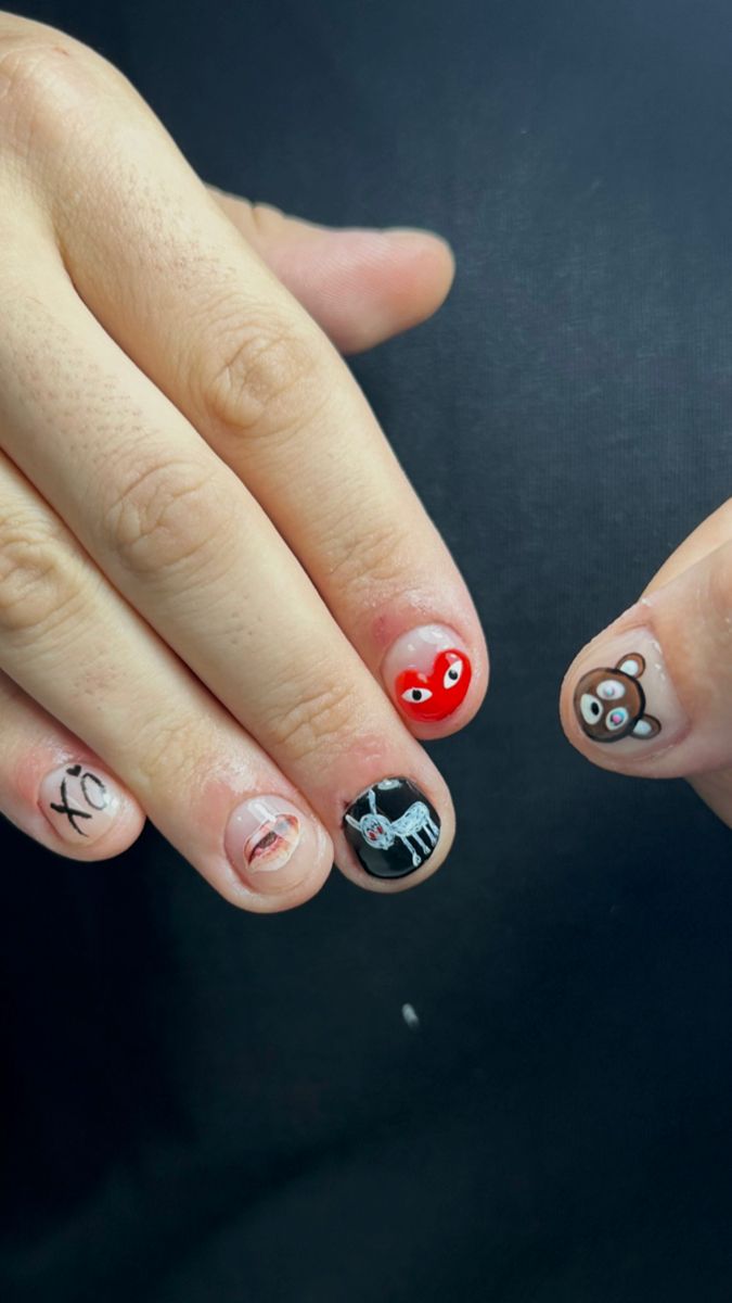 Album Cover Nails, Man Nails, Cover Nails, Random Cute Things, Nail Stuff, Dream Body, Diy Nails, Nails Inspiration, Nail Design