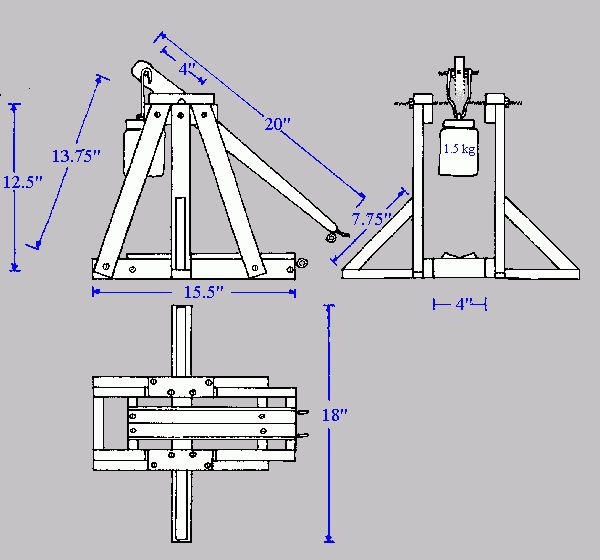 a drawing of a wooden table with measurements for the top and bottom section, including two legs