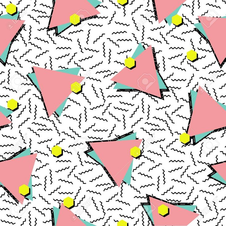 an abstract pattern with triangles and dots