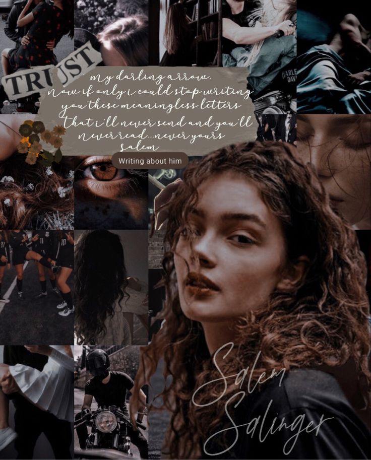 a collage of photos with the words trust and other things on it, including an image of a woman's face