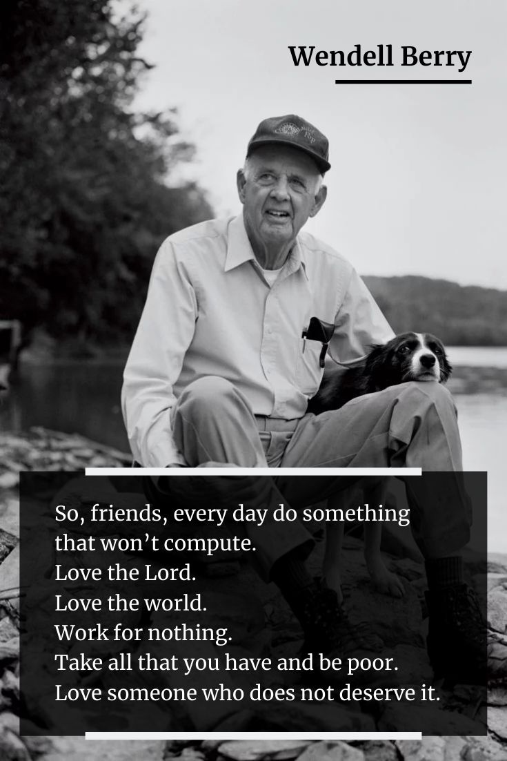 a man sitting on top of a rock next to a black and white photo with a dog