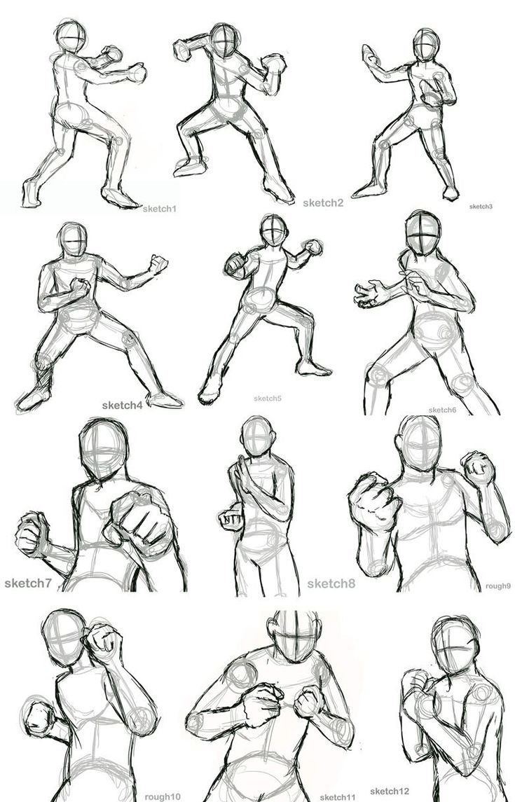 the different poses and positions of a football player