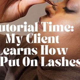 Sisi Nike 🇳🇬 | Makeup Artist | Content Creator | 📍Jersey on Instagram: "Here's How to Put On Lashes! I met my client Ashley 1 on 1 to learn how to do her makeup and get glam! She's been pouring in to her little one at home and now it's time for her to pour back in to herself! Repeat after me: Lashes aren't hard. Lashes aren't hard. Lashes aren't hard. Lashes aren't hard. Lashes aren't hard. Don't defeat yourself in your mind at the start! Follow my steps. 1 Middle. 2 Outer corner. 3 Inner corner. Kicking my in-person tutorial sale back off for the end of the year!!! 25% OFF New Clients 40% OFF Return Clients (gotta show love to the ladies who have worked with me😉) DM me for more info! #MAKEUPBYSISI #makeup #njmua #lashes #makeuptutorial" Doing My Own Individual Lashes, Getting My Lashes Done, Nike Makeup, Lash Practice Mannequin, Put On Lashes, Makeup Artist Content, Beginner Lash Artist Tips, Self Taught Lash Tech, Repeat After Me