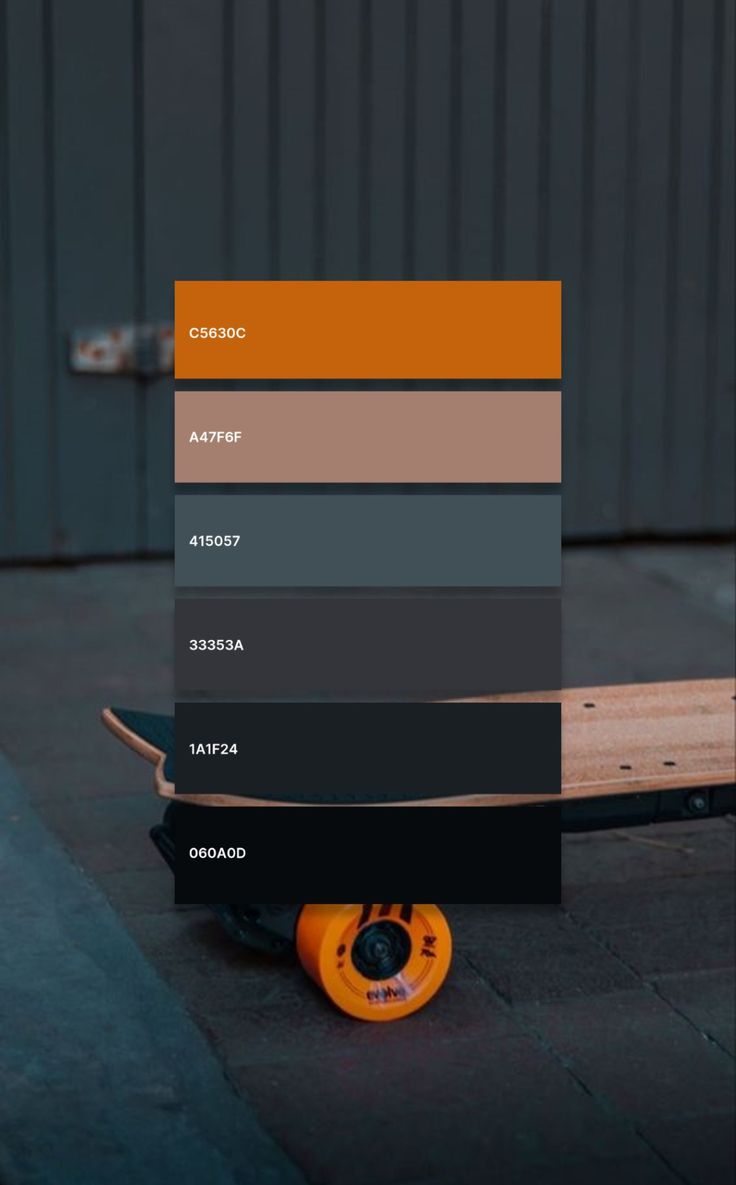 color palette | orange matte in 2024 | Color design inspiration, Grey ...