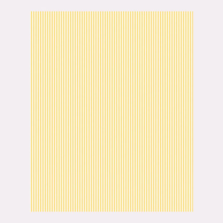 a yellow and white striped wallpaper with vertical lines