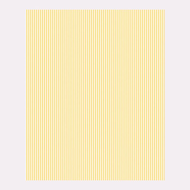 a yellow and white striped wallpaper with vertical lines