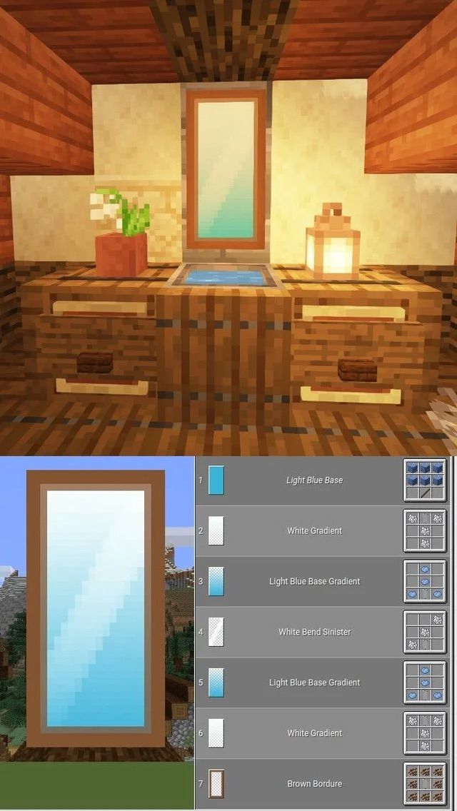 an image of a room in minecraft with the window open to see what's inside