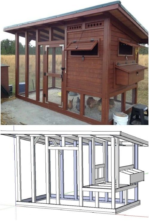 20 Free DIY Chicken Coop Plans You Can Build This Weekend #diy #chickencoop #woodworking #freeplans Free Diy Chicken Coop Plans, Reban Ayam, Chicken Coop Plans Free, Cheap Chicken Coops, Cute Chicken Coops, Easy Chicken Coop, Chicken Coup, Portable Chicken Coop, Backyard Chicken Coop Plans