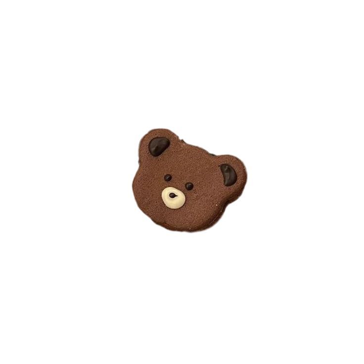 a brown teddy bear on a white background