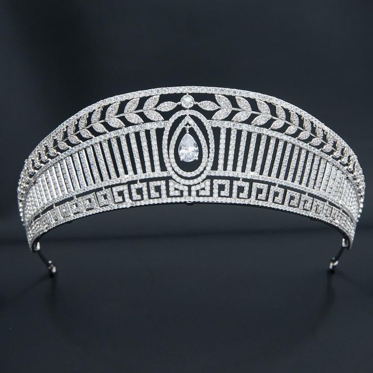 Cheap Hair Jewelry, Buy Quality Jewelry & Accessories Directly from China Suppliers:Cubic Zirconia Royal Replica Tiara for Wedding,Crystal Queens Tiaras Crown for Bride Hair Accessories CH10356 Enjoy ✓Free Shipping Worldwide! ✓Limited Time Sale ✓Easy Return. Queens Tiaras, Handmade Tiaras, Beautiful Tiaras, Princess Tiara, Diamond Crown, Diamond Tiara, Bride Hair Accessories, Wedding Tiara, Bridal Tiara