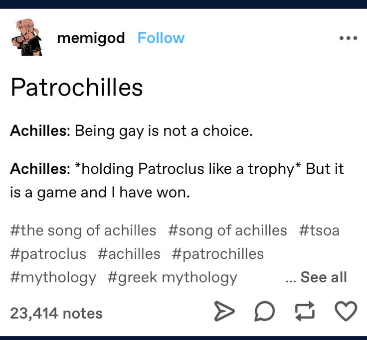 an image of someone's tweet about patrochilies