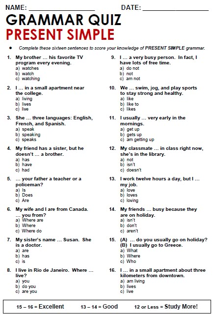 a printable exam question sheet for the english speaking test, which is written in red and