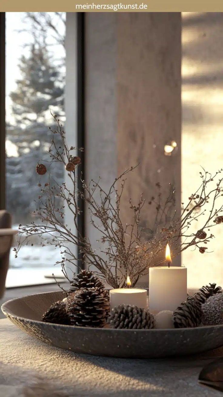 Ast-Deko für Weihnachten: 17 traumhafte Ideen, die Sie lieben werden - Mein Herz sagt Kunst Navidad Natural, Paper Mache Crafts, Winter Diy, Paper Mache, Christmas Time, Advent, Projects To Try, Sweet Home, Christmas Decorations