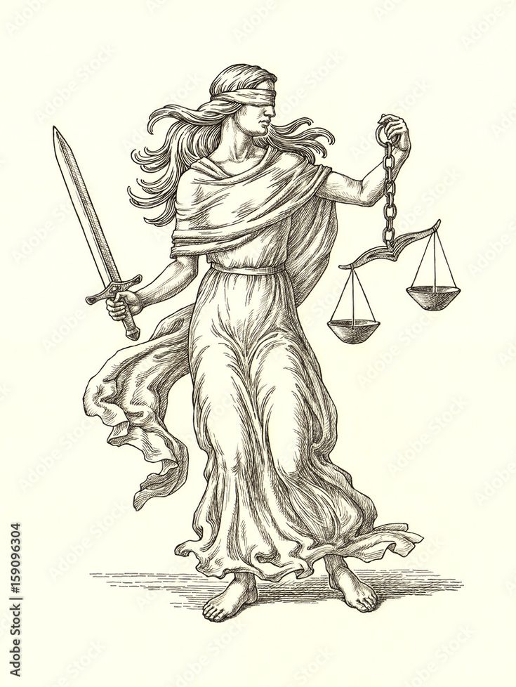 Justice Tattoo, Medieval Tattoo, Libra Tattoo, Greek Mythology Tattoos, Lady Justice, Mythology Tattoos, Greek Tattoos, Tattoo Project, Tattoo Design Drawings