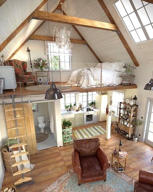 an overhead view of a living room with couches, chairs and other furniture in it