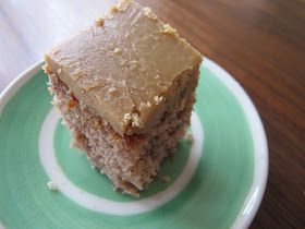 a piece of cake sitting on top of a green plate