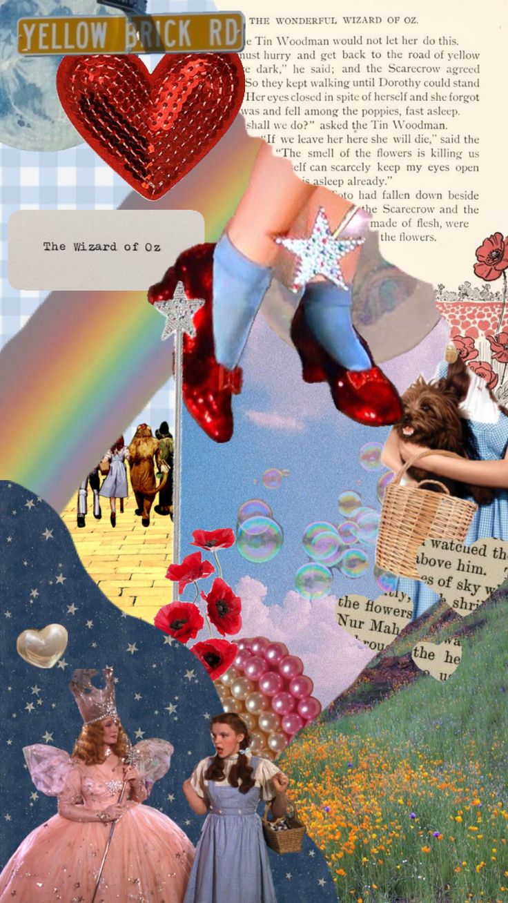 wizard of oz. manifesting for an audition Rainbow Connection Wallpaper, The Wizard Of Oz Wallpaper Iphone, Wizard Of Oz Phone Wallpaper, Wizard Of Oz Lockscreen, Wizard Of Oz Collage, Wizard Of Oz Wallpaper Iphone, Poppies Wizard Of Oz, Wizard Of Oz Color Palette, The Wizard Of Oz Wallpaper