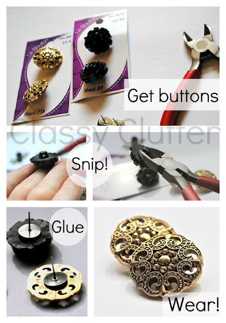 there are many different types of buttons that can be used to make jewelry or bracelets