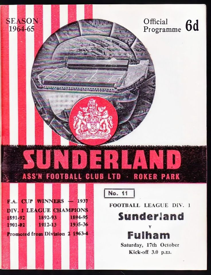 an advertisement for the sunderland football club, with information about its stadium and grounds