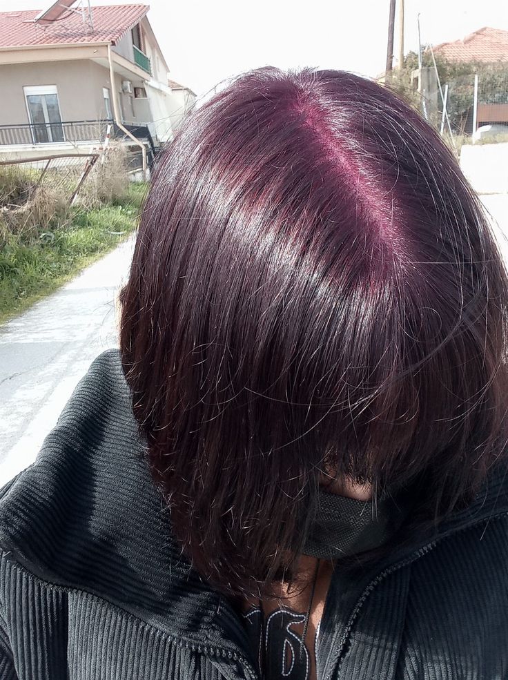 Dark Purple Hair Color Short, Grape Hair Color Dark Purple, Global Grape Hair, Dark Purple On Brown Hair, Purple Hair No Bleach, Dark Black Purple Hair, Grape Violet Hair Color, Dark Purple Hair Men, Dark Purple Hair With Black