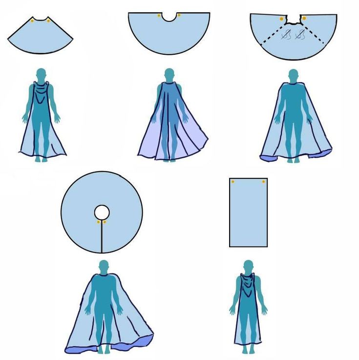 the instructions for how to make a paper caped superman costume from dc comics, with blue and white colors