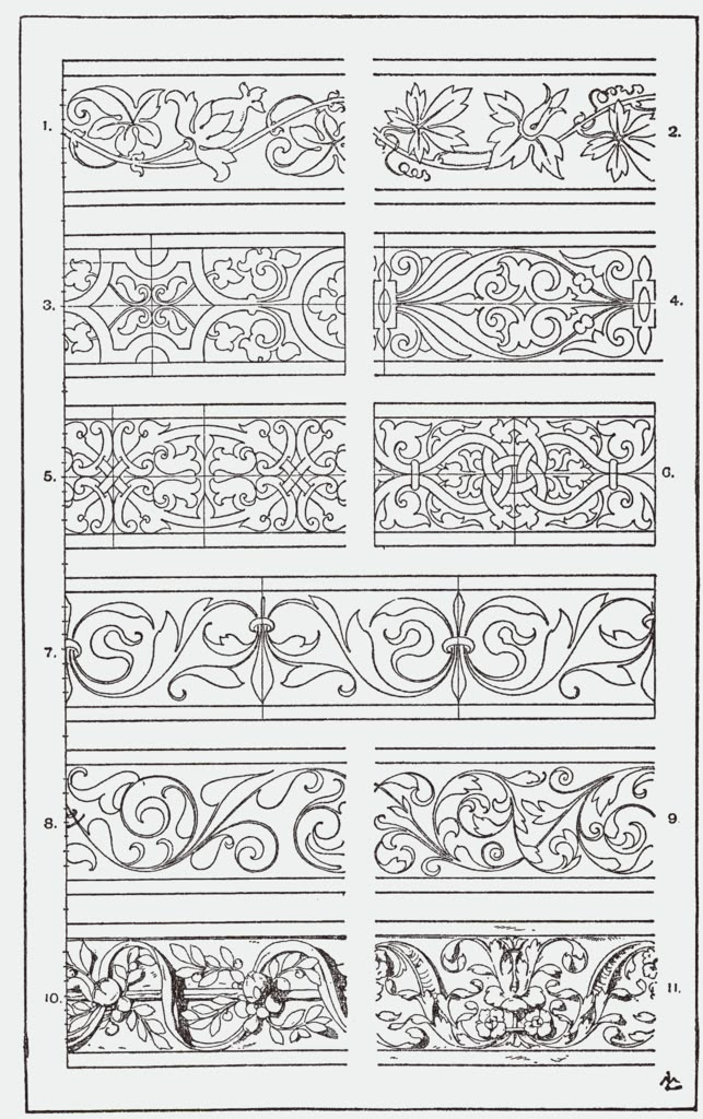 some type of decorative design that is very detailed