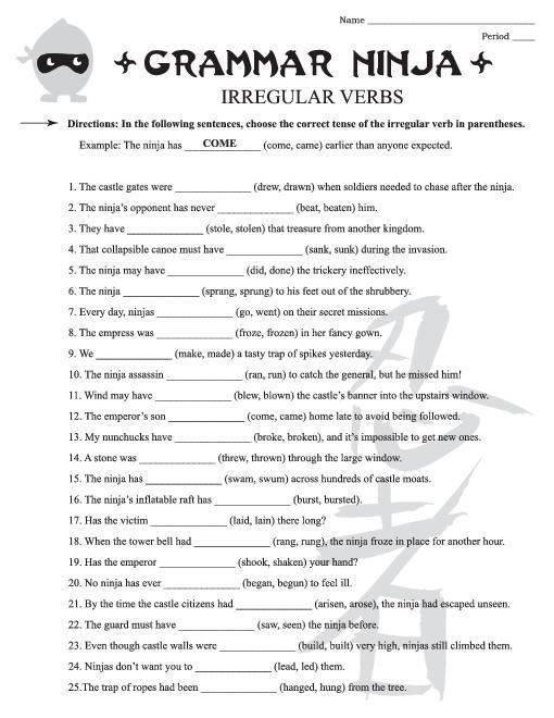 an english language worksheet with the words and symbols in black on white background