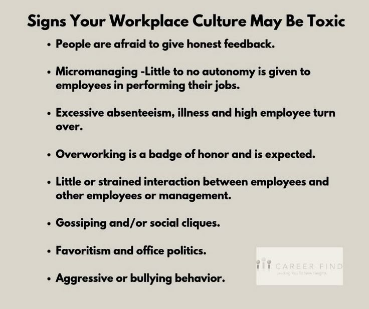 a poster with the words signs your workplace culture may be toxic