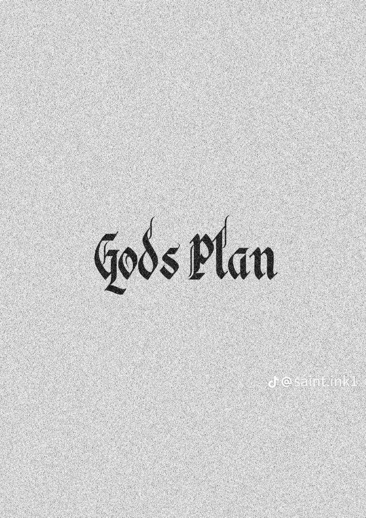 the word goss plan written in black ink