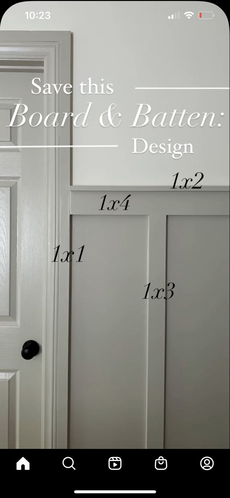 an image of a white door with measurements on it