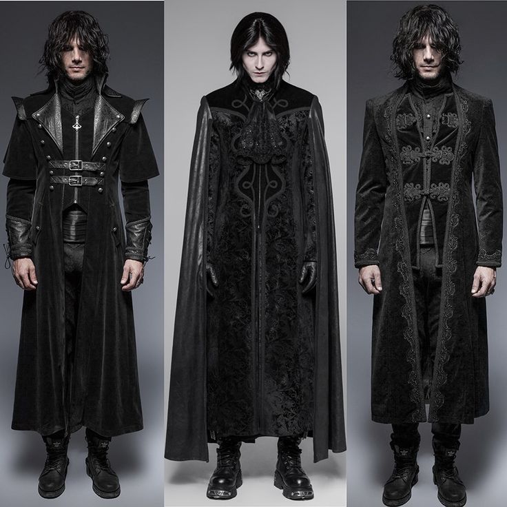 Vampire Goth Mens Fashion, Medieval Goth Men, Steampunk Priest, Male Vampire Outfit, Trad Goth Men, Victorian Goth Outfits, Goth Suit, Goth Mens Fashion, Gothic Fashion Men