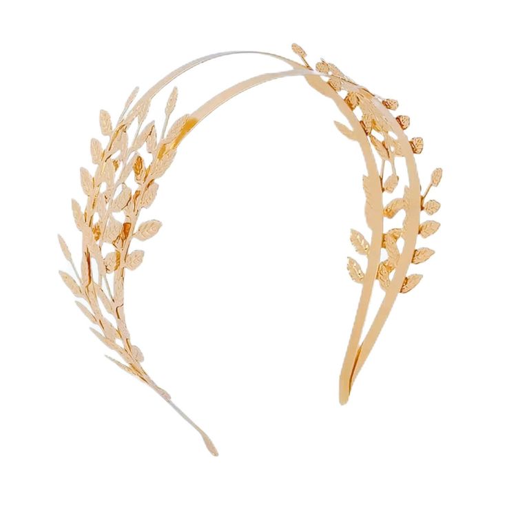 PRICES MAY VARY. ✨Material: This greek goddess headband is made of alloy, durable and lightweight, convenient to carry and you can use for a long time. ✨Elegant Accessories: This leaf branch bridal hair crown will complements any headdress and gives a unique effect to your hair. ✨One Size Fits All: The gold leaf headpiece suitable for girls, teenagers and women adults. Very lightweight and comfortable to wear. ✨Easy to Use: Get in hair easily, fit your various hair styles and easy to match with Grecian Goddess Costume, Bridal Hair Crown, Greek Crown, Goddess Headband, Antler Crown, Gold Leaf Crown, Gold Leaf Headband, Hoco 2024, Leaf Headpiece