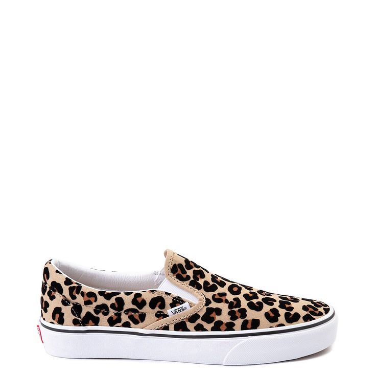 Vans Slip On Skate Shoe - Leopard | Journeys Leopard Vans, Leopard Print Vans, Kyrie 3, Asics Running, Shoes Asics, Leopard Print Shoes, Skate Style, Hilfiger Shoes, Lace Styles