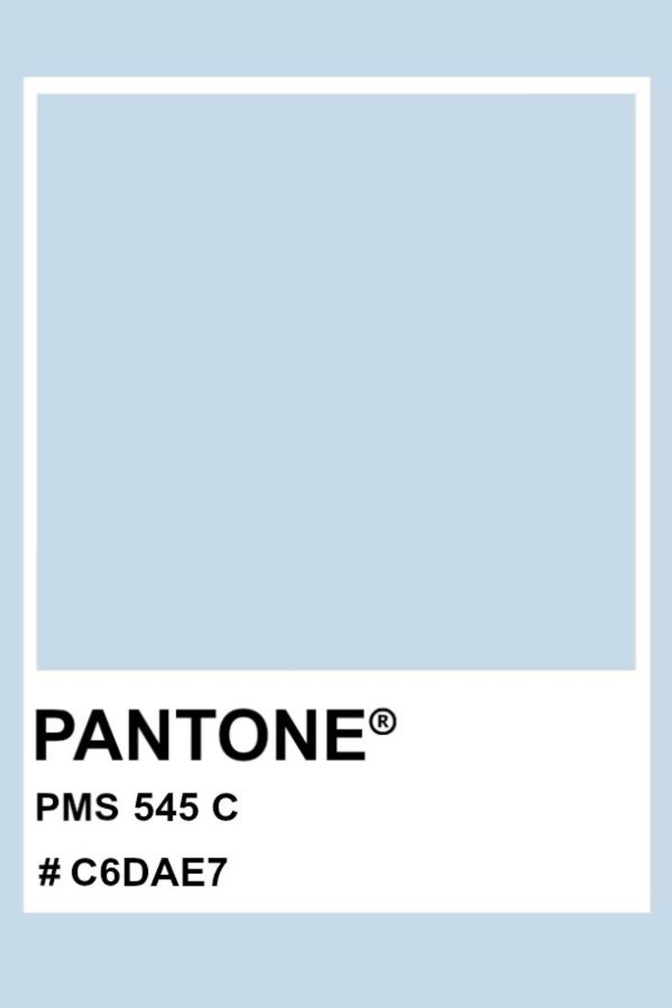 CMYK : 14%, 6%, 0%, 9% RGB : 198, 218, 231 Pantone Azul, Pantone Matching System, Pantone Swatches, Pantone Palette, Pantone Colour Palettes, Color Palette Design, Aesthetic Colors, Colour Schemes, Color Collection