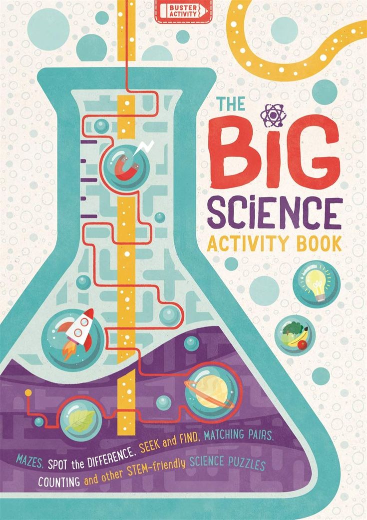 the big science activity book is shown