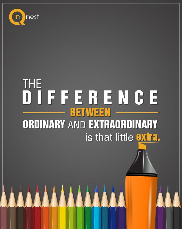 the differences between ordinary and extraordinary colored pencils are shown in this image with text that reads, the differences between ordinary and extraordinary