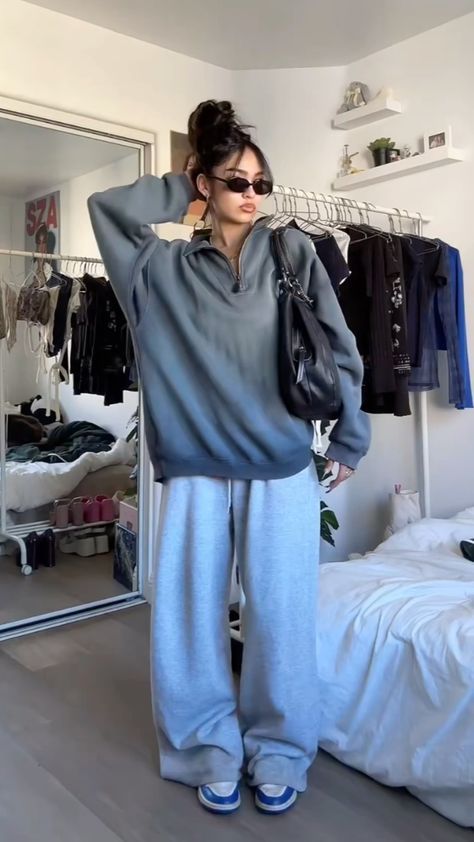 Sweats Fall Outfits, Winter Lazy Outfits, Fashion Collection Inspiration, Street Style Outfits Casual, Winter Fashion Outfits Casual, Swaggy Outfits, Simple Trendy Outfits, Fashion Mistakes, Cute Everyday Outfits